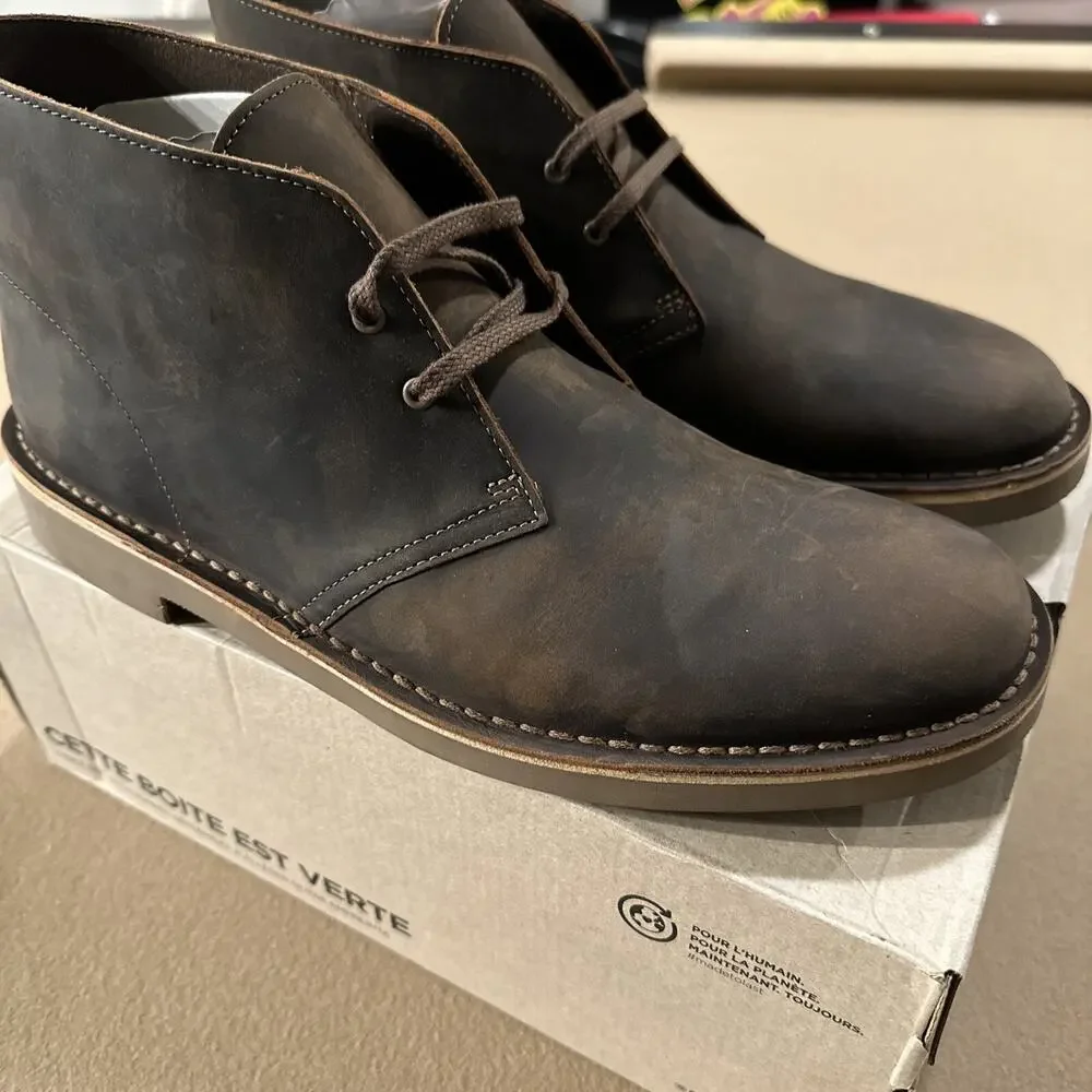 Clarks Men's Bushacre 2 Chukka Boot Beeswax 11.5 wide 82286